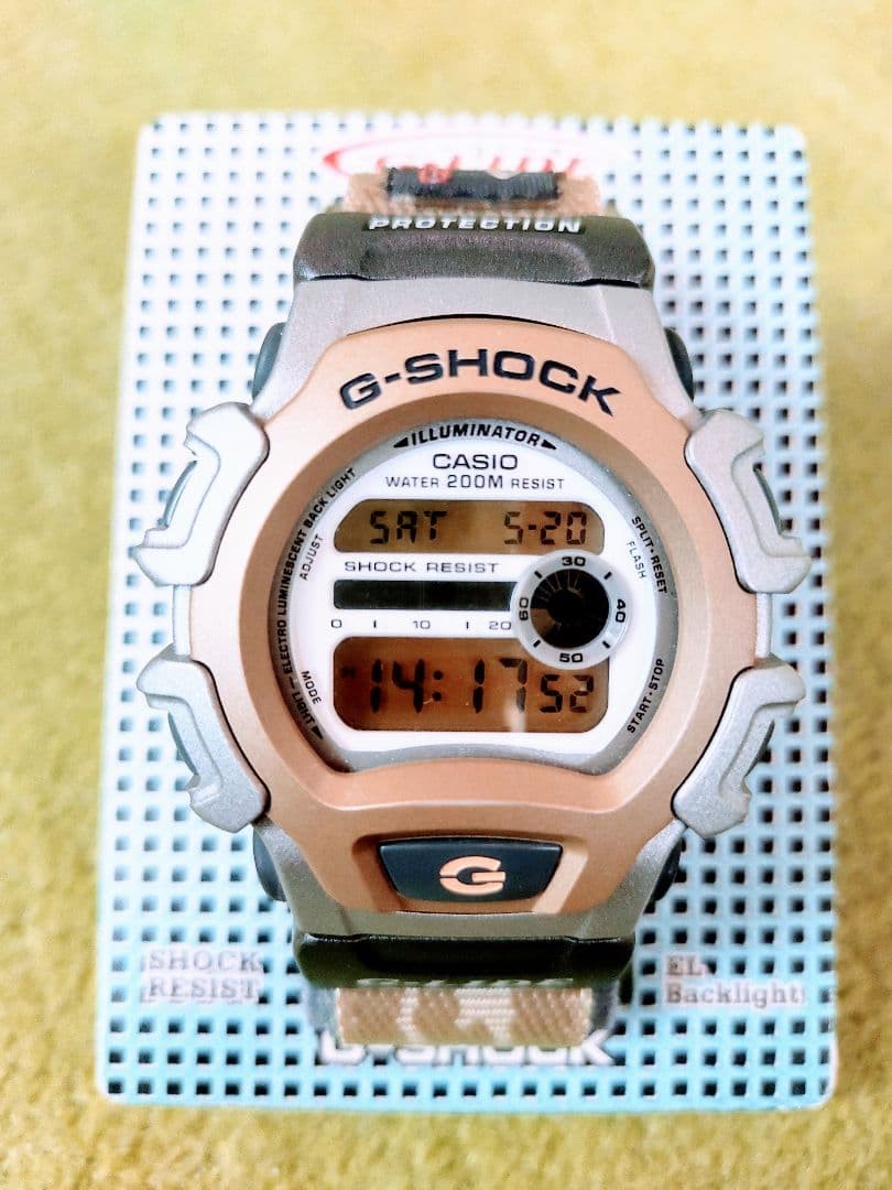 Quartz Gold Digital G-SHOCK Vintage CASIO Rare G-LIDE Model Watch - vintagewatches.pk