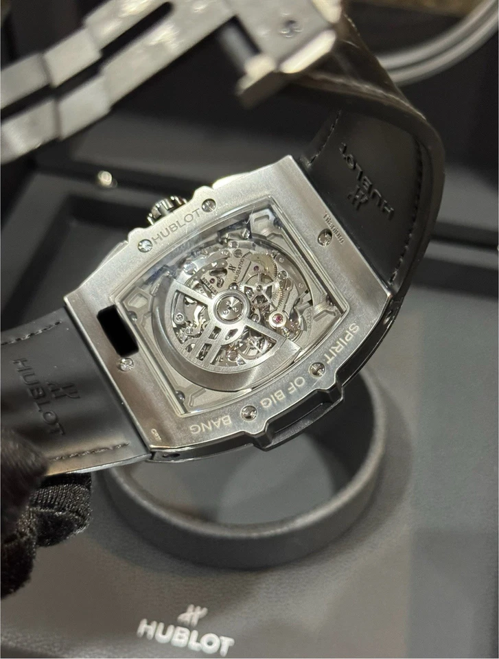 Hublot Spirit Of Big Bang Titanium 45 mm Black Dial $24K MSRP 601.NX.0173.LR - Image 4 of 4