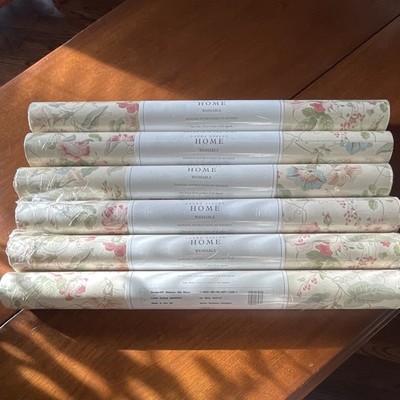 Laura Ashley Vintage Washable Wallpaper  Melrose Old Rose  6 rolls