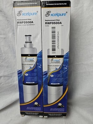 LOT OF 2 - Excelpure RWF0500A Refrigerator Water Filter