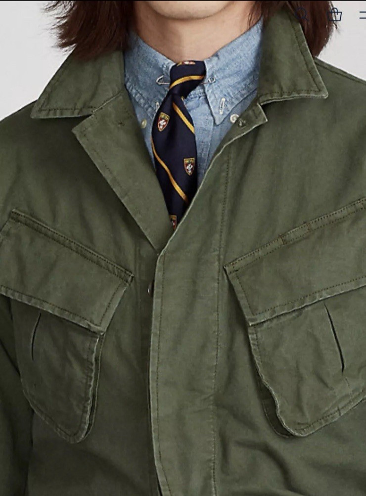 Polo Ralph Lauren Men's Green Ripstop Utility Jacket Size 38 R RRP£695 (45) image 4