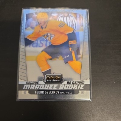 Fedor Svechkov Nashville Predators 24/25 Marquee Rookie O Pee Chee Platinum Card
