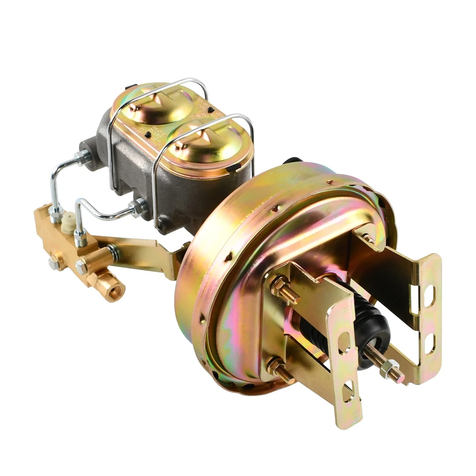 Ajuste 58-64 Chevrolet Impala Zinc 8" Potencia Freno Booster con Kit de Cilindro Maestro Foto 2 de 4