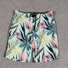 Hurley Board Shorts Mens 30 Multicolor Floral Phantom Swim Trunks Surf Hawaiian