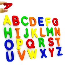 26 PCS Magnetic ABC Capital Fridge Magnets Educational Learning