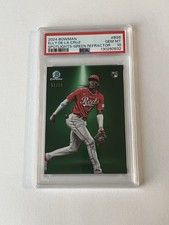 2024 Bowman Chrome Elly De La Cruz Spotlights Green Refractor /99 PSA 10
