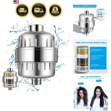 25 Stage Shower Filter, Powerful Shower Head Water Filter for Hard Water