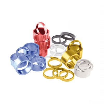 VP COMPONENTS DICKEN SERIE LENKUNG FÜR FAHRRAD 1-1/8 5MM ALUMINIUM WEISS