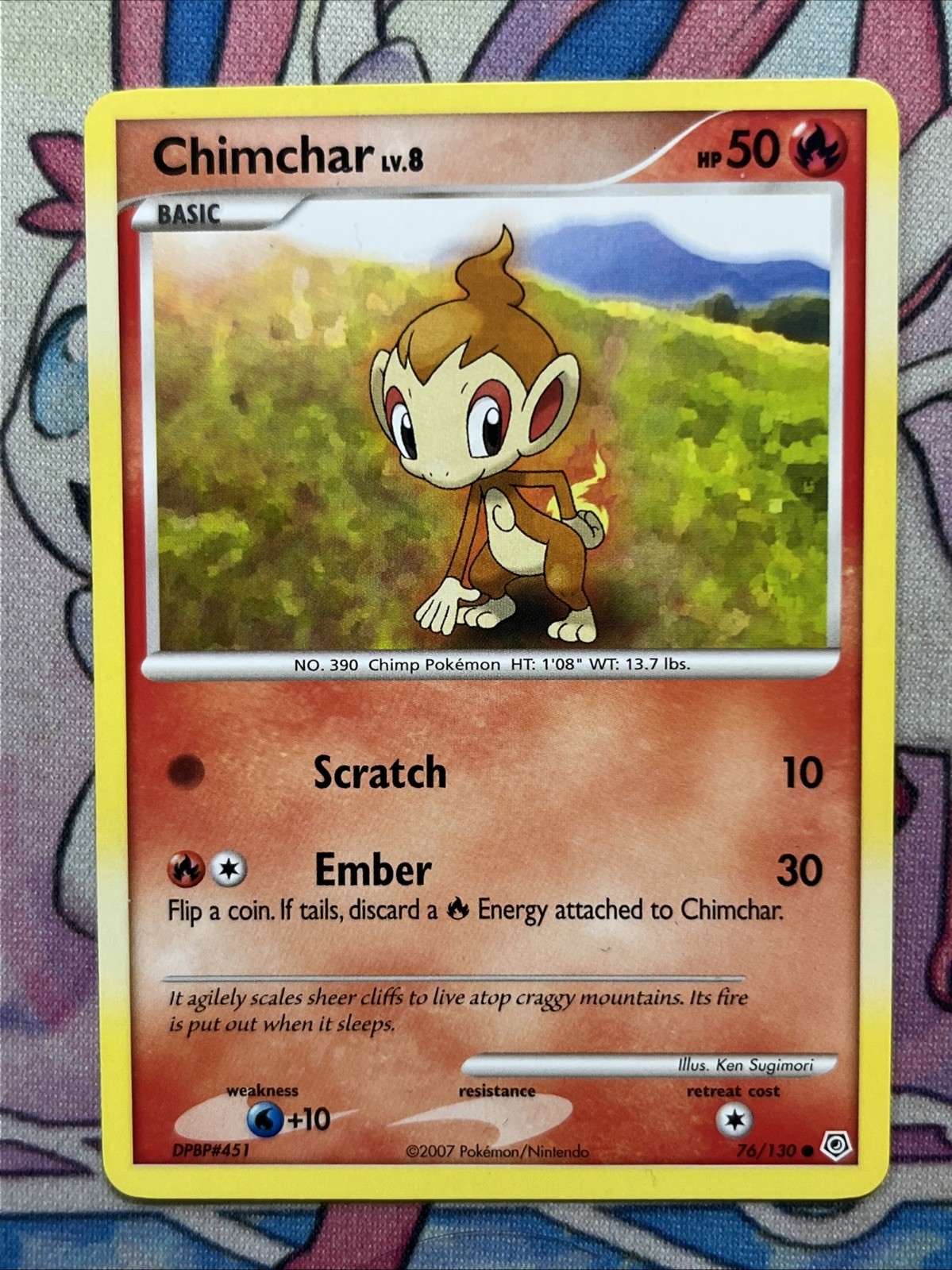Chimchar - 76/130 - Pokemon Diamond & Pearl VLP