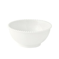 Servierschale, SchüSsel Tiffany White Weiß Rund D. 20Cm Aus Porzellan Easy Life