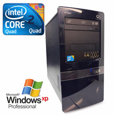 HP DX7500 Core 2 Quad Q8400 4Go 250Go Windows XP Pro PC Retro Gaming Socket 775