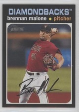 2020 Topps Heritage Minor League Edition Brennan Malone #75 w7v