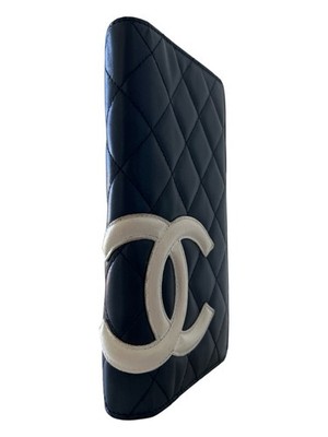 Chanel Cambon Line Quilted Bifold Long Wallet | eBay
