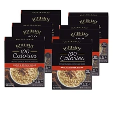 Better Oats 100 Calorie Maple and Brown Sugar Oatmeal Packets 100 Calorie Oat...