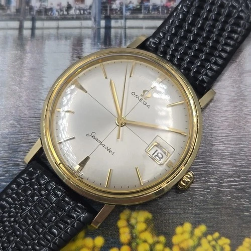 1961 Vintage Men's Omega Seamaster Manual Wind Not Polished Clean and Chic