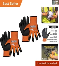 X-Large Knit Dipped Gloves - Cut Resistant, Waterproof & Touchscreen