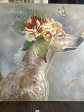 Sweet Pup Gold Flake Painting - Pier 1