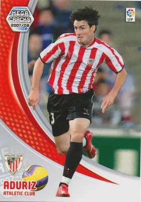 034 ARITZ ADURIZ ZUBELDIA # ATHLETIC BILBAO CARD PANINI MEGA CRACKS LIGA 2008