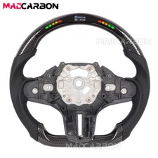 Carbon Fiber Led Steering Wheel Fit Bmw G20 G28 G28 F40 F44 F82 F83 G80 Wheated Carbon Fiber Led Steering Wheel Fit Bmw G20 G28 G28 F40 F44 F82 F83 G80 Wheated