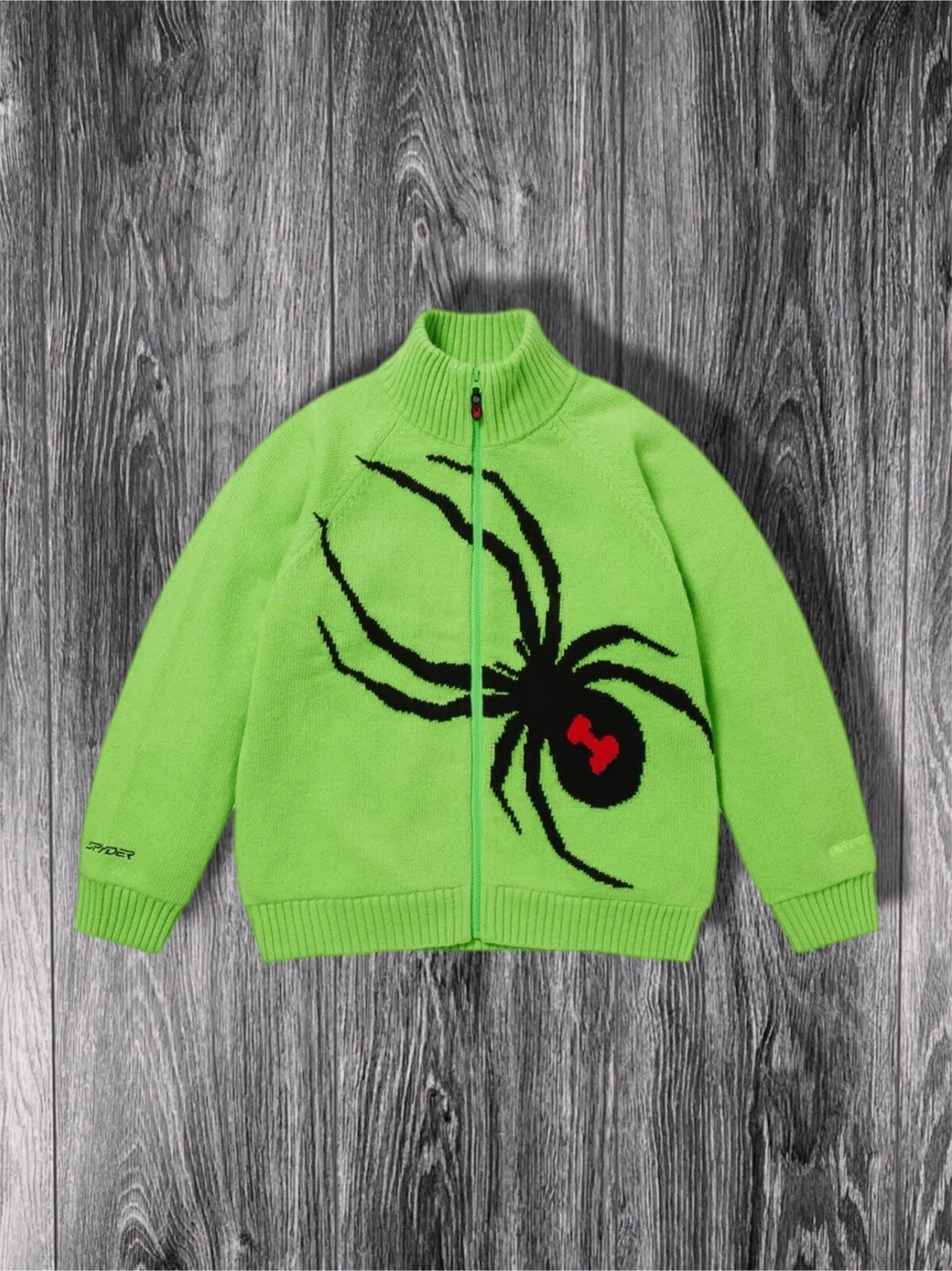Pull zippé Spyder x Supreme WINDSTOPPER « vert » neuf taille L PRÊT À EXPÉDIER