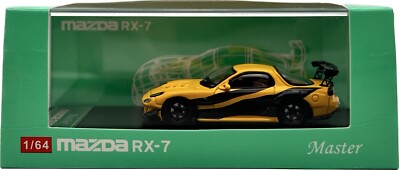 1/64 Jada Toys RX-7 ミニカー Master 1:64 Mazda RX-7 (Yellow/Black) Diecast Model Car | eBay