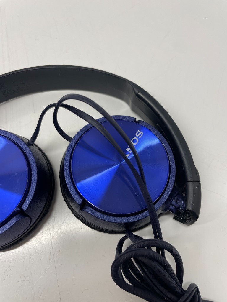 Sony On Ear Headband Headphones MDRZX310 Blue 4723 723856559323 eBay