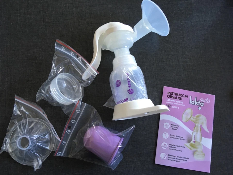 Manual Breast Pump Silicone Strong Suction Painless Breastfeeding Milk Saver - Image 2 of 4