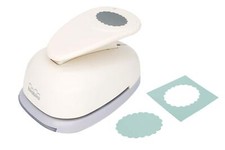 Bira 3 inch Scalloped Ellipse Scalloped Oval Lever Action Craft Punch for Pap...