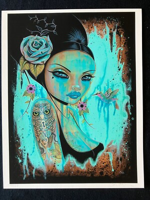 Fantasy Girl - California Print Caia Koopman 13/25 Signed In Pencil