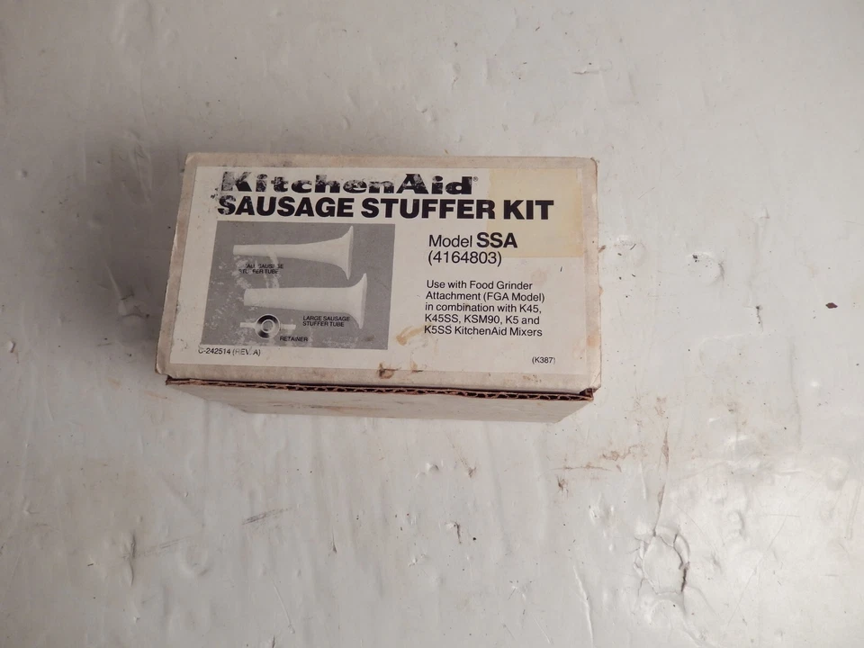 Kit embutidora de salchichas KitchenAid modelo SSA nuevo en caja Foto 2 de 2