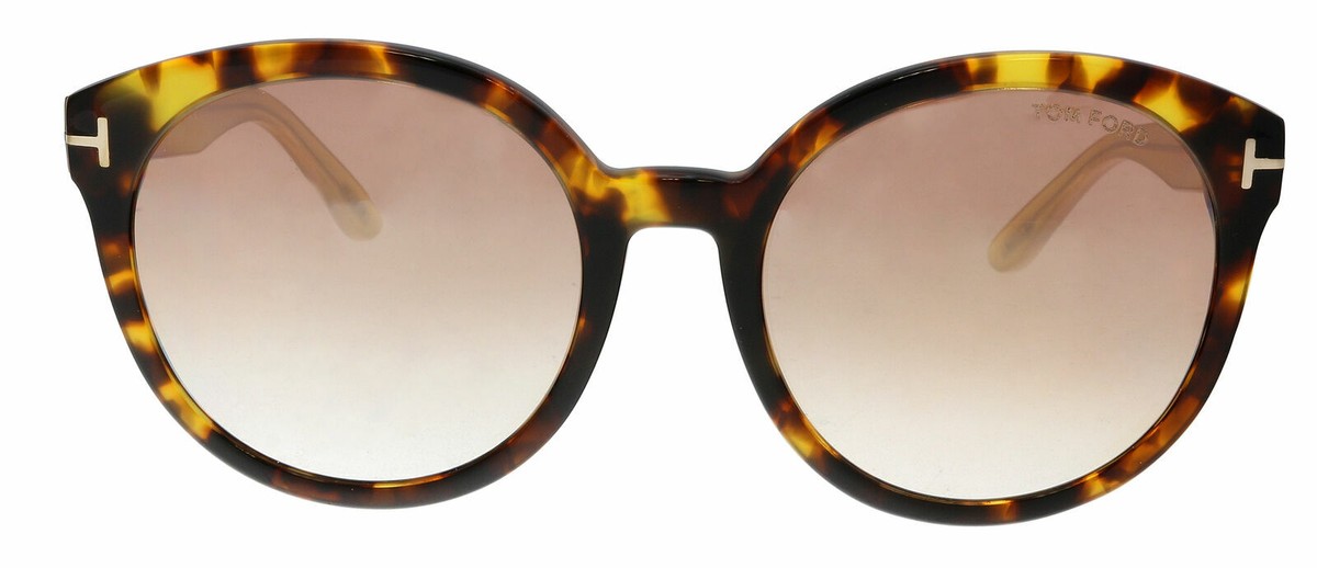 Tom Ford Philippa TF503 52Z FT503 Light Tortoise Round 