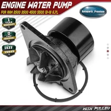 Engine Water Pump with Pulley & Gasket for Ram 2500 3500 4500 5500 13-18 L6 6.7L