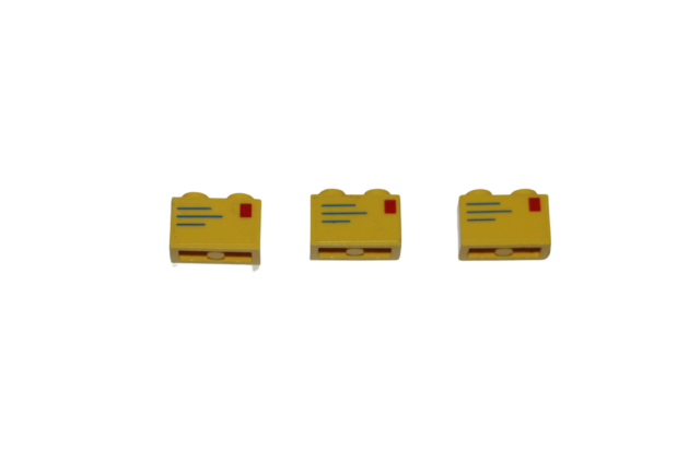 3 Lego® Fliesen Pakete Gelb Sendungen Ladegüter 2x1 GELB LOADINGS ZUG