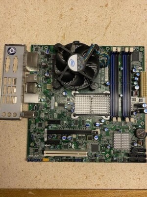 INTEL DQ45CB  motherboard and E8400 core2 Duo cpu, Manual and Ram memory
