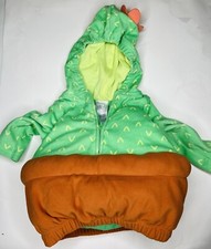 Carters Cactus Costume Size 6-9 Months Fleece Succulent Halloween Carter Plant