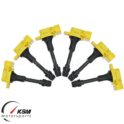 6 Zündspulen OEM Für 03-07 Nissan 350Z 06-08 Infiniti G35 FX35 M35 3,5L V6