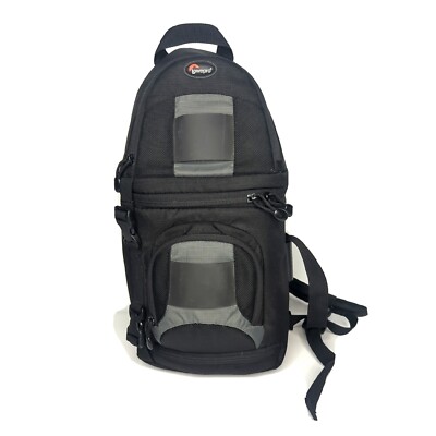 Lowepro Slingshot 100 AW Digital Camera Hiking Backpack Padded Bag Black