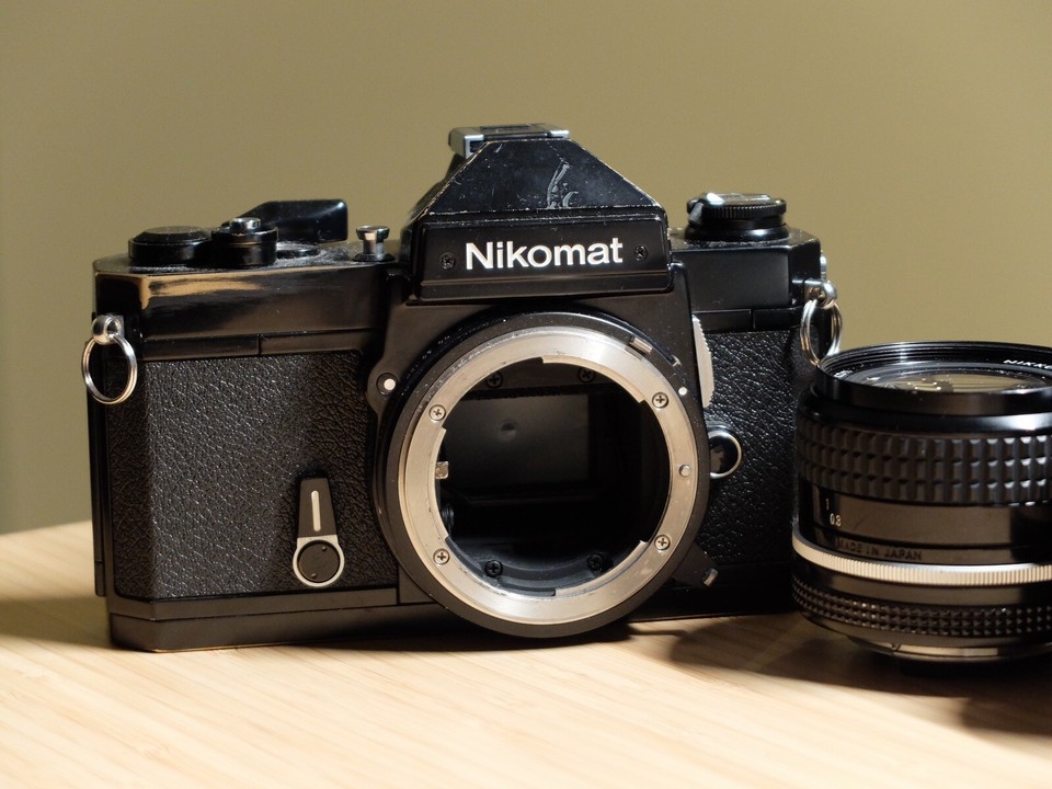 Nikon Nikkormat FT3 AI Camera Body in Black. Condition - 6E 5637 - Camley Photog