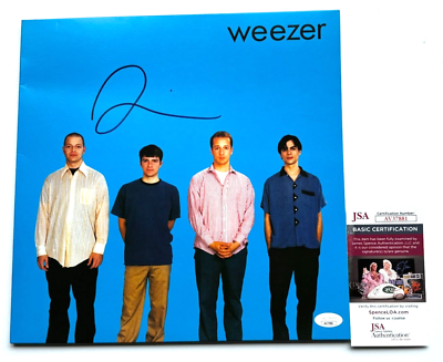 RIVERS CUOMO SIGNED AUTOGRAPHED WEEZER BLUE ALBUM RARE BEVERLY