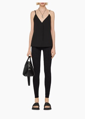 【関税&送料込み】Givenchy Stretchy Leggings Givenchy Small 4G Jacquard Stretch Monogram All Over Legging