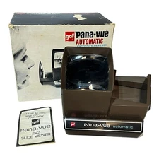 Vintage Gaf Pana-Vue Automatic Lighted 2x2 Slide Viewer Tested Working