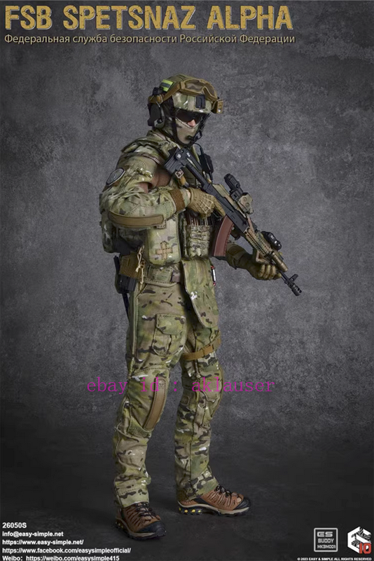Easy&Simple Es26050s 1/6 Russia Fsb Spetsnaz Alpha Action