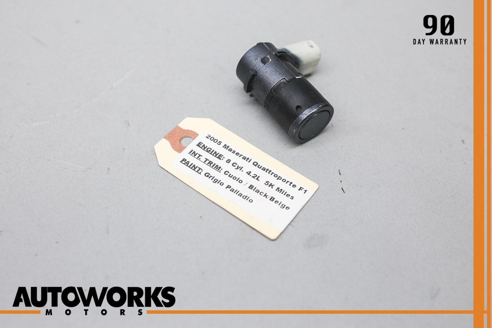 03-12 Maserati Quattroporte M139 Rear Bumper Parking Assist Aid Sensor OEM