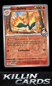 Reverse Holofoil Ethan's Quilava 033/182 Common SV10: Destined Rivals NM
