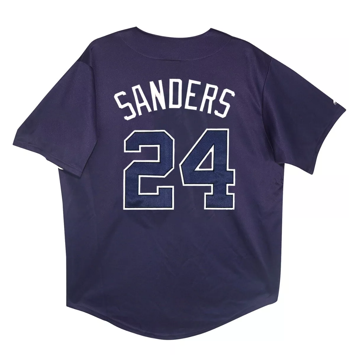 Deion Sanders Atlanta Braves Alternate Navy Blue Jersey Men's (M-2XL)