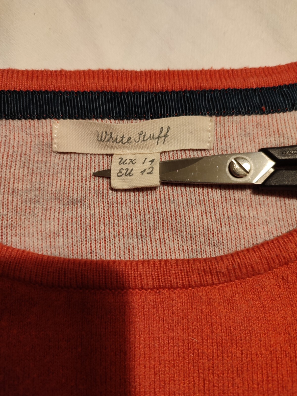 White Stuff Orange Tunic Size 14 eBay