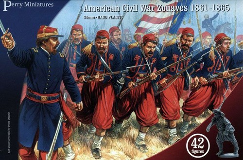 Perry Miniatures American Civil War Zouaves 1861-1865 28mm Union ACW-70 Zuauas