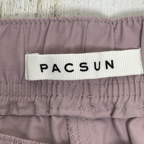 Pacsun Mens Relaxed Cargo Pants Pull-On Jogger Cotton Nylon Blend Purple Size S - Picture 3 of 22