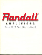 Vintage RANDALL AMPLIFIERS Catalog Advertisement