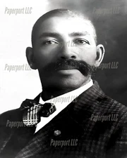 U.S. Deputy Marshal Bass Reeves 8x10 Photo Late 1890s Early 1900s